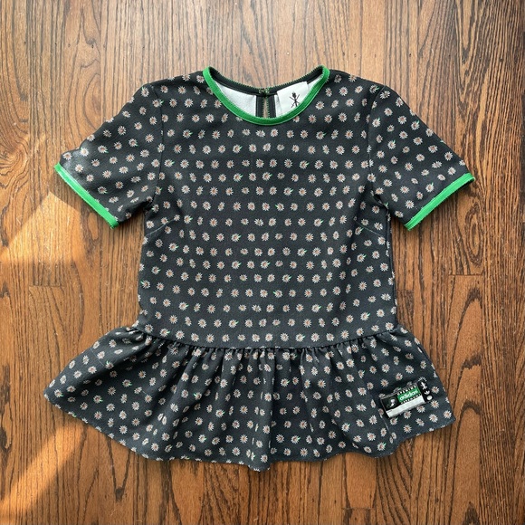 Opening Ceremony X Adidas Daisy Peplum Top - Picture 1 of 5